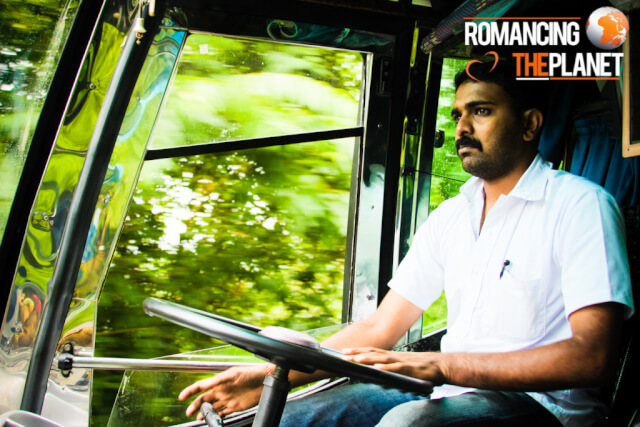 The bus driver for the whole trip People of Kerala