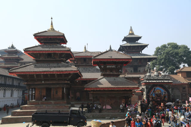 View of Kathmandu Durbar Square from Kotilingeshwar Mahadev Temple
