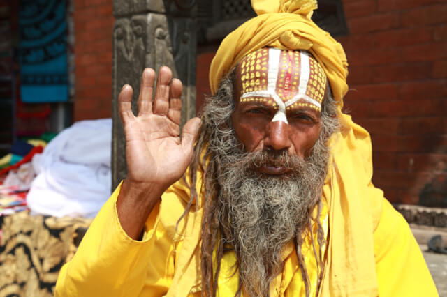Sadu near Mahendreshwar Temple, Kathmandu Durbar Square