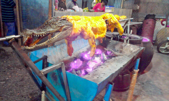 Barbecue Crocodile in Mui Ne