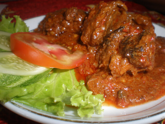 Beef Rendang at Sumatra Restaurant, Phnom Penh