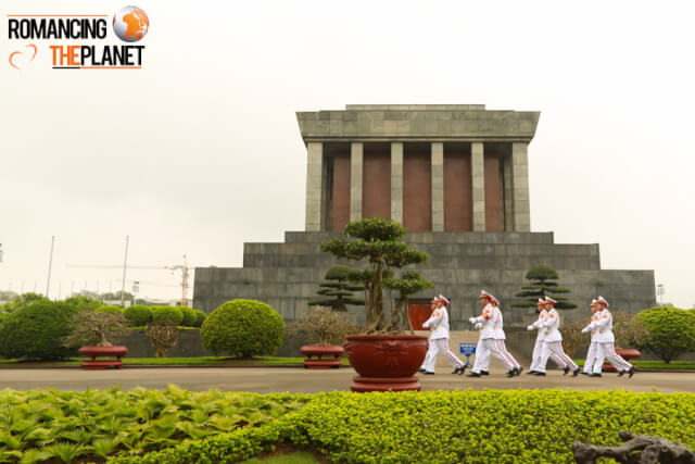 Ho Chi Minh Mausoleum in Hanoi, Vietnam