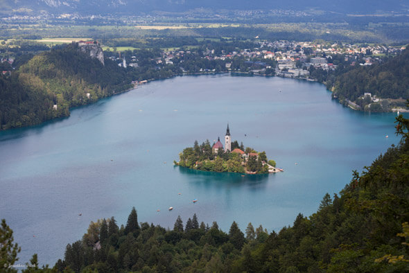 Church of the Assumption in Bled in Slovenia