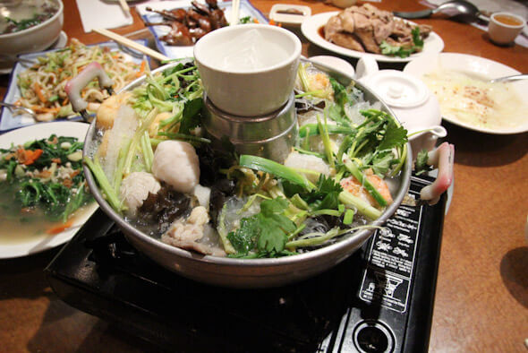 Hot Pot with fish