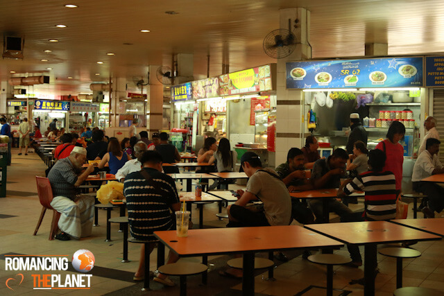 Inside of Takka Center in Little India