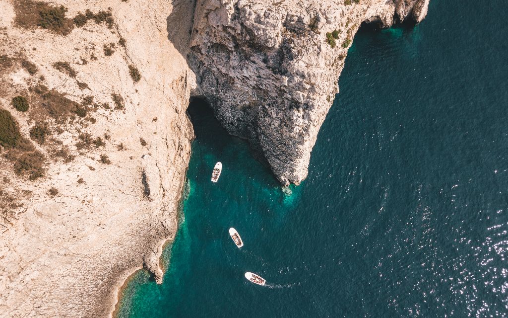 blue cave in croatia
