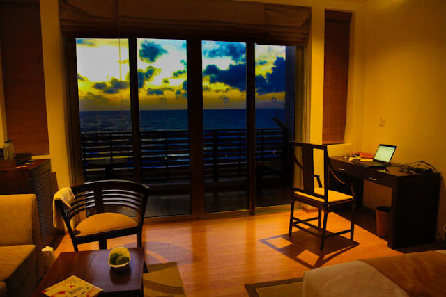 Amazing sunset vistas from my room