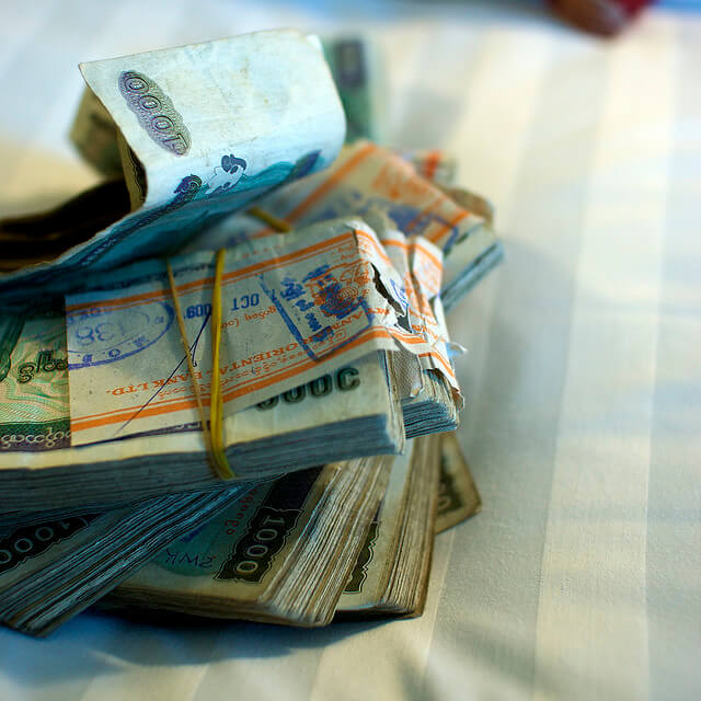 Burmese currency is Kyat