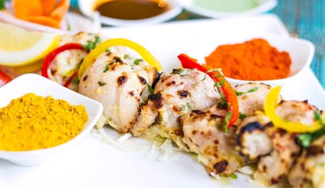 Chicken Malai Tikka at The Bazaar