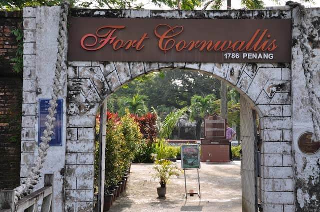 Entrance to Fort Cornwallis