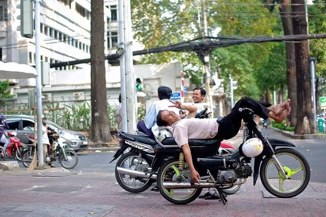 Relaxing Xe Om driver