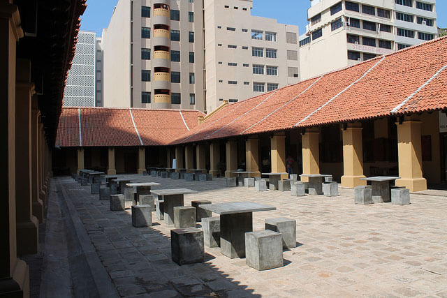 Restored inside of Old Dutch Hospital